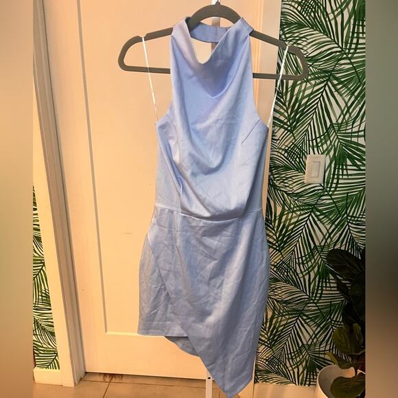 Elliatt Camo Halter Dress in Blue NWT XS - Picture 5 of 13